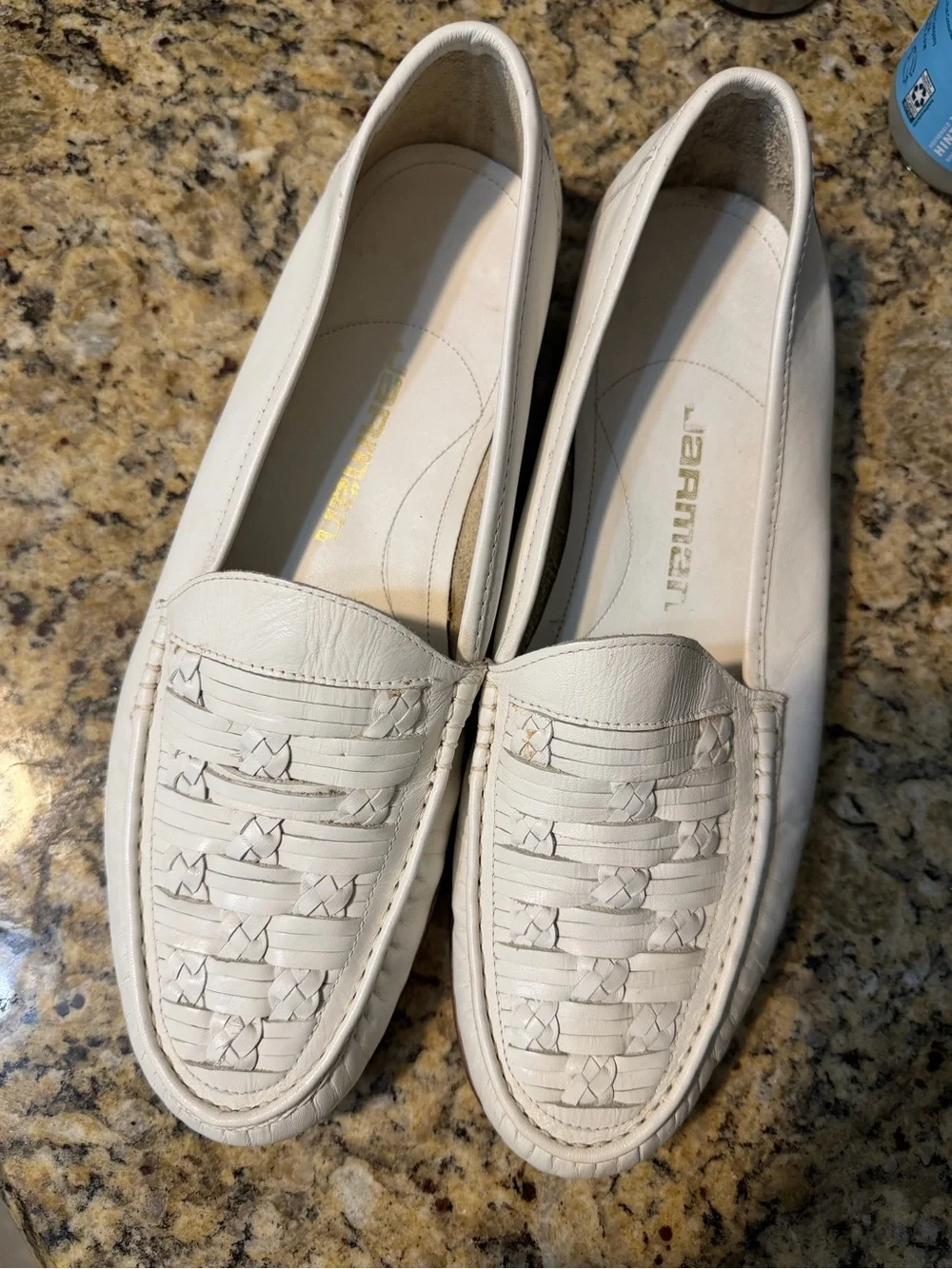 Jarman Leather Woven Loafers for Men. Made in Brazil. Vintage Size 9